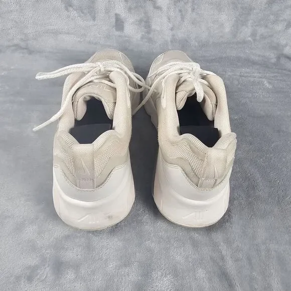 Nike Air Max 200 Womens Size 10 White And Beige Mesh Trainers Low‎ Top Dad Shoes - Picture 4 of 8